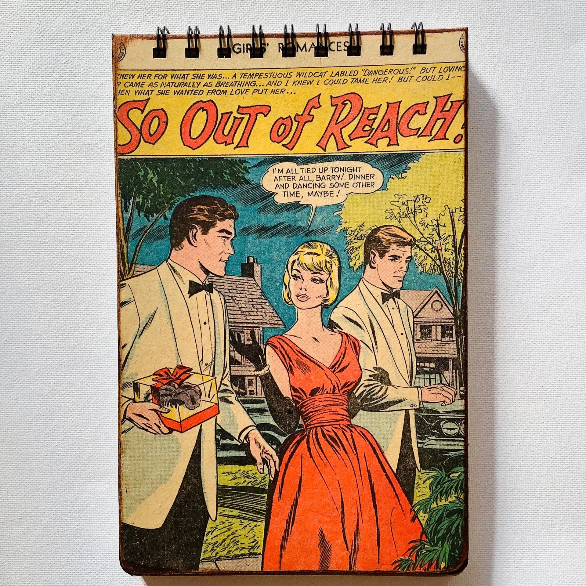 1964 — “So Out of Reach,” Girls Romance Comic (Lined) Pen and Pink